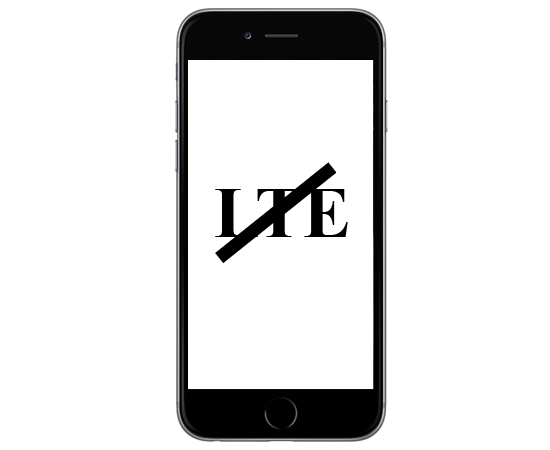 Не работает LTE на iPhone 6S
