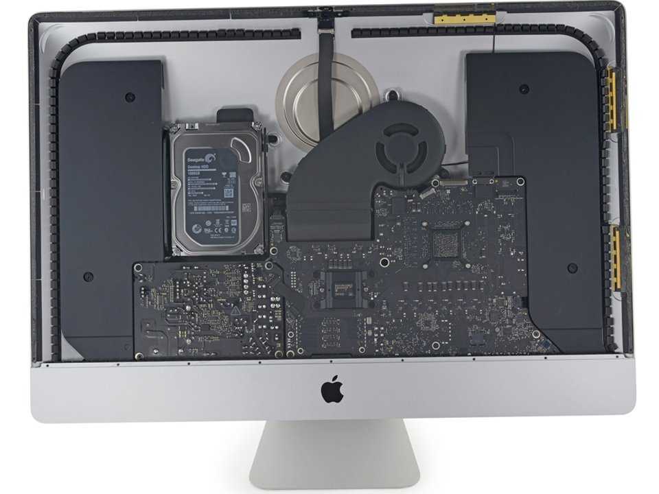 Чистка системы охлаждения и замена термопасты iMac 21.5" 4K 2020г.