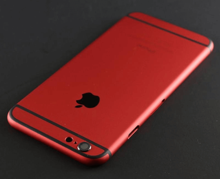 Красный корпус iPhone 6