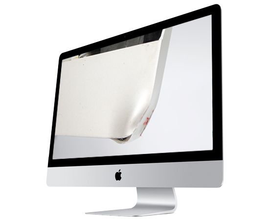 Выпрямление корпуса iMac