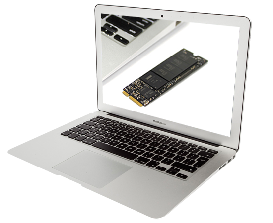 Установка SSD на MacBook Air, Быстрые SSD для MacBook Air