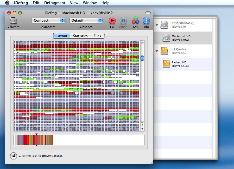 Жёсткий диск в Mac OS дефрагментация