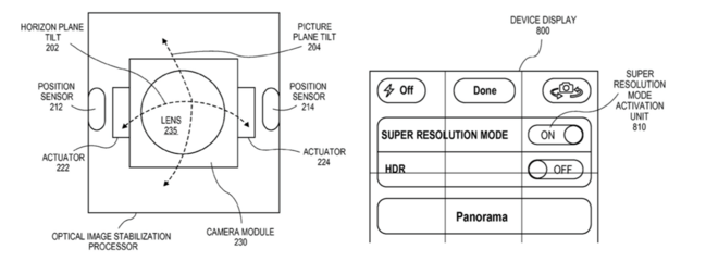 патент apple на съемку в superresolution mode